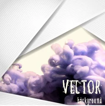 Abstract Background With White Paper Layers Abstract Background With White... Stock Photos