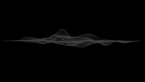 Abstract background. White particle animation seamless loop on black and Green. 스톡 동영상 263273892