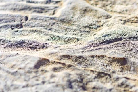 Abstract background of white rocky surface, macro Foto stock