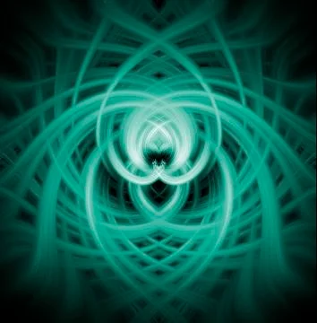 Abstract background, white spiral threads in motion Stock Illustration