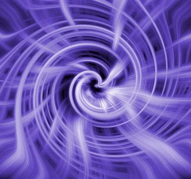 Abstract background, white spiral threads in motion Stock Illustration