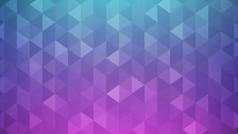 Abstract background, white transparent triangle shape on blue and pink Stock Illustration