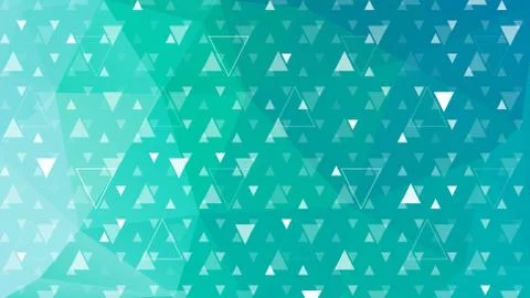 Abstract background, white triangle shape on blue and green gradient Stock Illustration