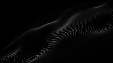 Abstract background white wave on black background. 4K Audio Waveform Visua.. Stock Footage 317440739