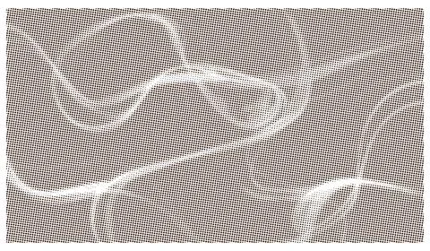 Abstract background, with white wavy, lines and a, dotted halftone pattern. 库存插图
