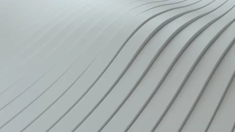 Abstract background with white wavy stripes. Abstract cut paper rippling stri Stock Footage 142535429