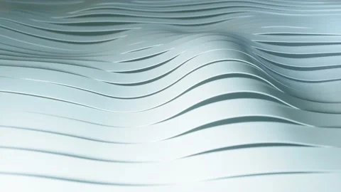 Abstract background with white wavy stripes. Abstract cut paper stripes. Modern Stock Footage 146984967