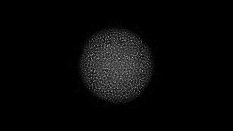 Abstract background wih particles sphere Stock Illustration