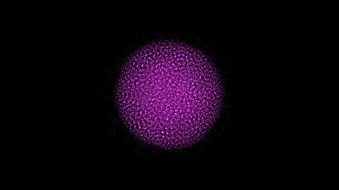 Abstract background wih particles sphere 스톡 일러스트