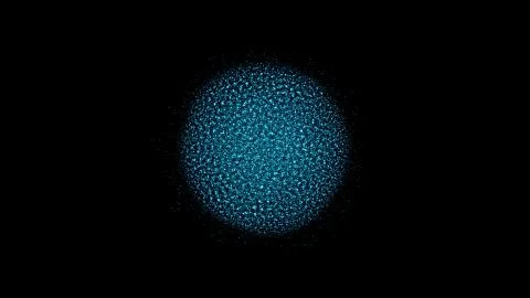 Abstract background wih particles sphere Stock Illustration