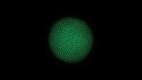 Abstract background wih particles sphere 스톡 일러스트