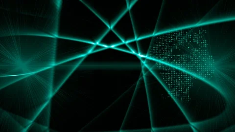 Abstract background world in light line HD 1080 Stock Footage 117464412