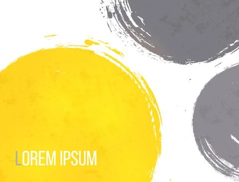 Abstract background wtih grey and yellow trendy colors of the year 2021 Ilustración de archivo