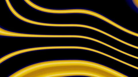 Abstract background with yellow and blue lines. High quality 4k footage Stock Footage 243451276