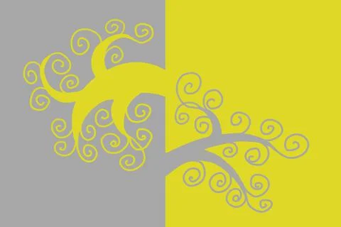 Abstract background in yellow and gray color Stock Illustration