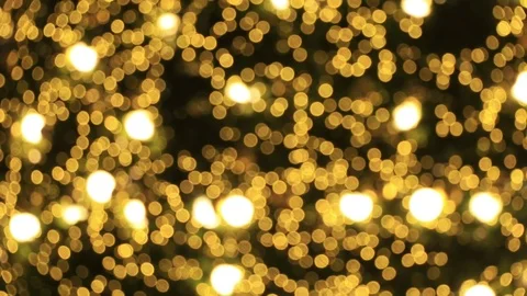 Abstract background Yellow bokeh light from the Christmas tree.lights would s Video stock 83234215