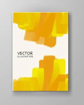 Abstract background yellow color. Illustrazione stock
