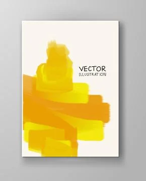 Abstract background yellow color. Illustrazione stock