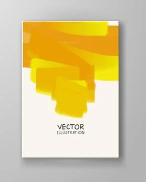 Abstract background yellow color. Stock Illustration