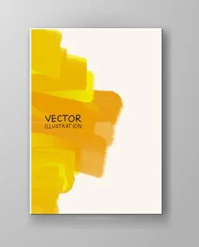 Abstract background yellow color. Illustrazione stock