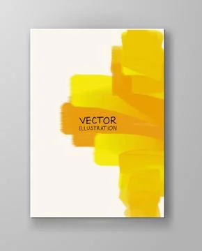Abstract background yellow color. Illustrazione stock