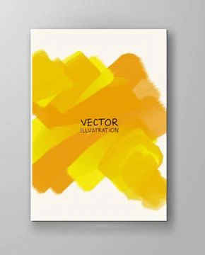 Abstract background yellow color. Illustrazione stock