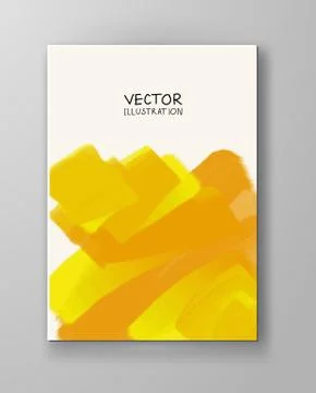 Abstract background yellow color. Stock Illustration