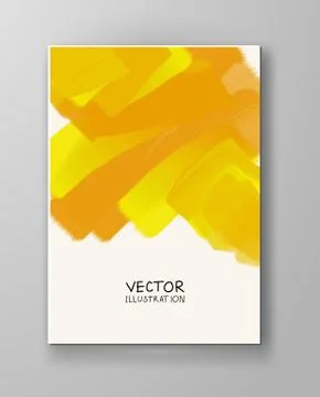 Abstract background yellow color. Illustrazione stock