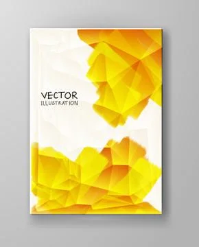 Abstract background yellow color. Stock Illustration
