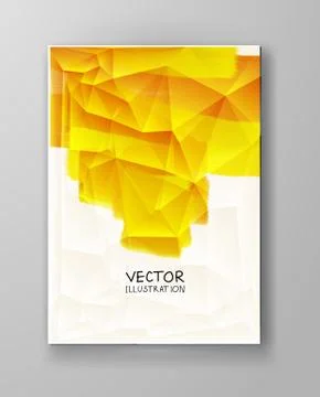 Abstract background yellow color. Illustrazione stock
