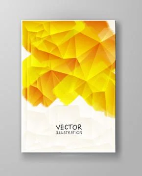 Abstract background yellow color. Stock Illustration