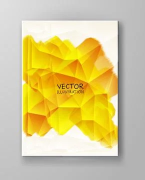 Abstract background yellow color. Stockillustratie