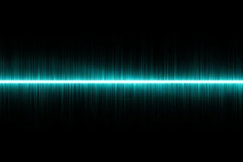 Abstract background. Yellow digital sound wave background. The concept of dig Stock Illustration