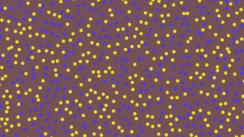 Abstract background with yellow dots and blue squares 스톡 일러스트