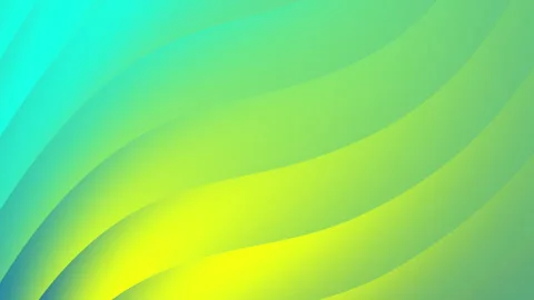 Abstract background with yellow, green, and blue curves. Stock Footage 302876910