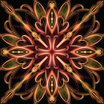 Abstract background, yellow lines Stock Illustration