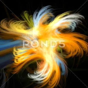 Abstract background. Yellow - orange palette. Stock Photos