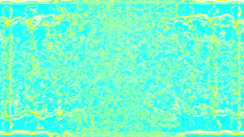 Abstract background of yellow particles dynamically changing their shape Stock Footage 134327764