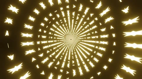 Abstract background yellow particles vortex design. Digital light glow particle Stock Footage 300657836