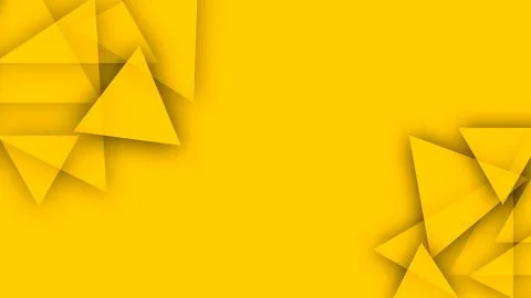 Abstract background with yellow triangles Stock Illustration