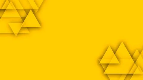 Abstract background with yellow triangles Stock Illustration