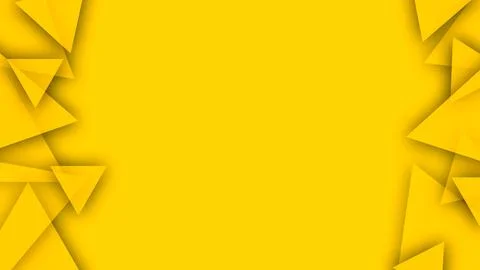 Abstract background with yellow triangles Stock Illustration