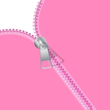 Abstract Background with Zipper Vector Illustration Illustrazione stock