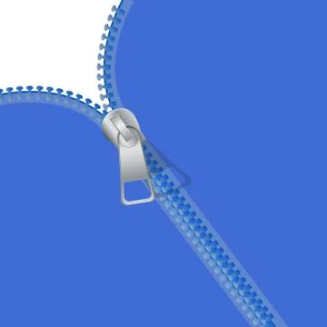 Abstract Background with Zipper Vector Illustration 스톡 일러스트