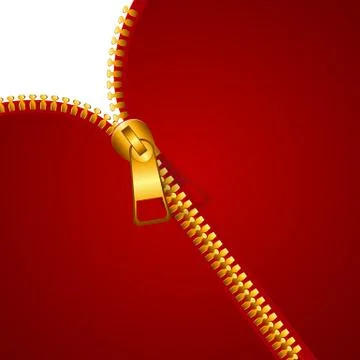Abstract Background with Zipper Vector Illustration Illustrazione stock