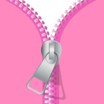 Abstract Background with Zipper Vector Illustration Illustrazione stock