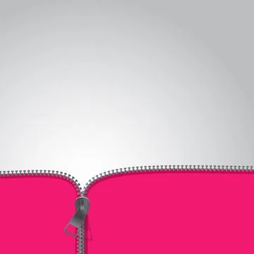 Abstract Background with Zipper Vector Illustration 库存插图