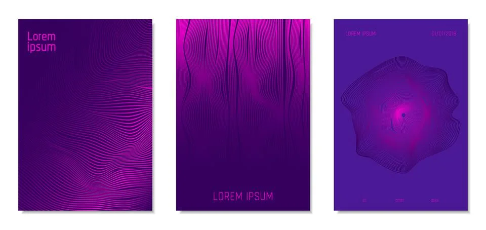 Abstract Backgrounds with 3d Effect. Stock Illustration