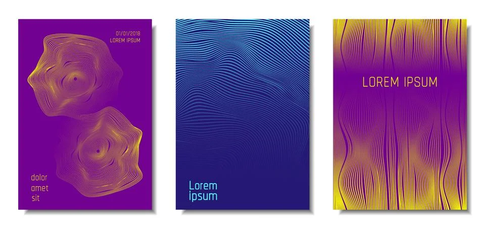 Abstract Backgrounds with 3d Effect. Stock Illustration