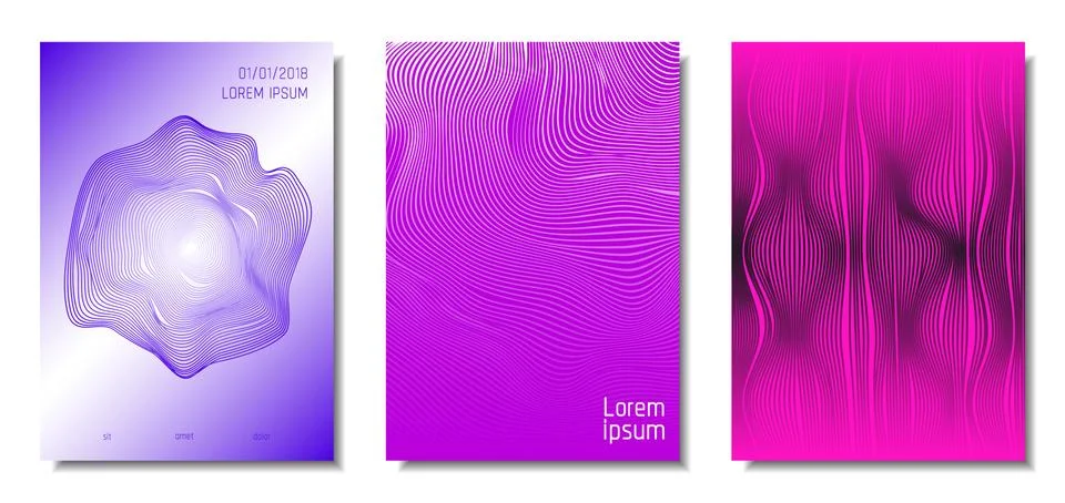 Abstract Backgrounds with 3d Effect. Stock Illustration